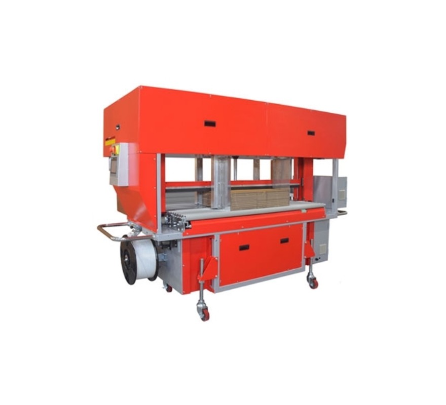 TP-702CQ3-S 高速瓦楞紙箱三面拍齊捆包一體機